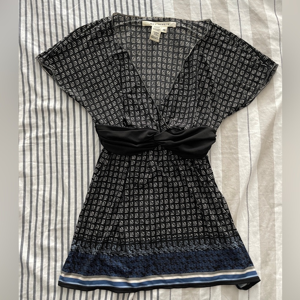 Max Studio short sleeve blouse